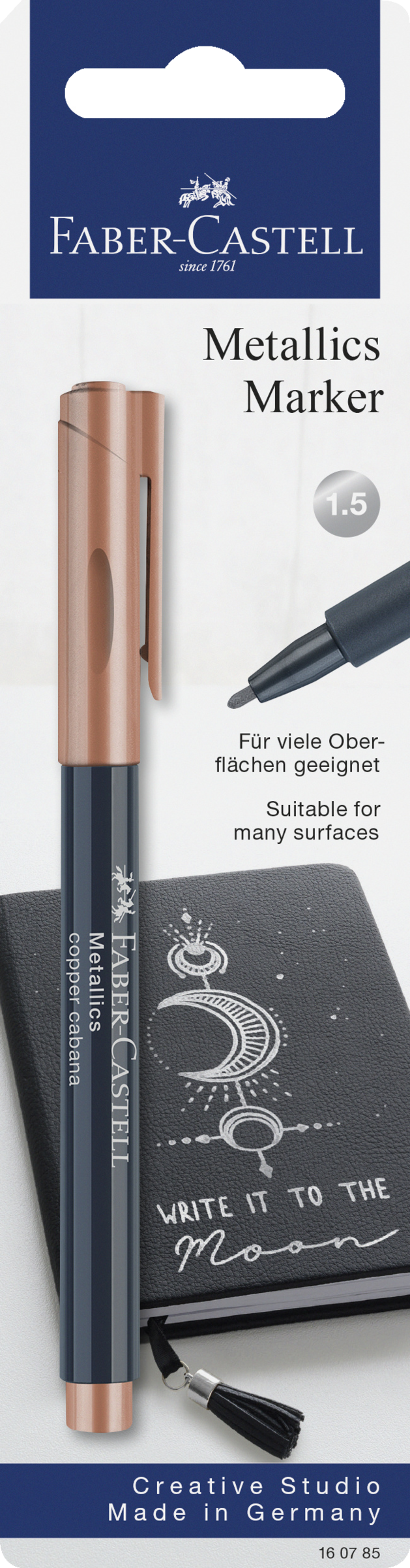 Marker Faber-Castell Metallics Copper Cabana (10 Ühikut) - Viltpliiatsid - Photopoint - View #12