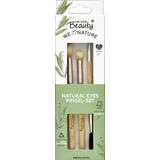 Natural Eyes Pinselset Bambus 3-teilig