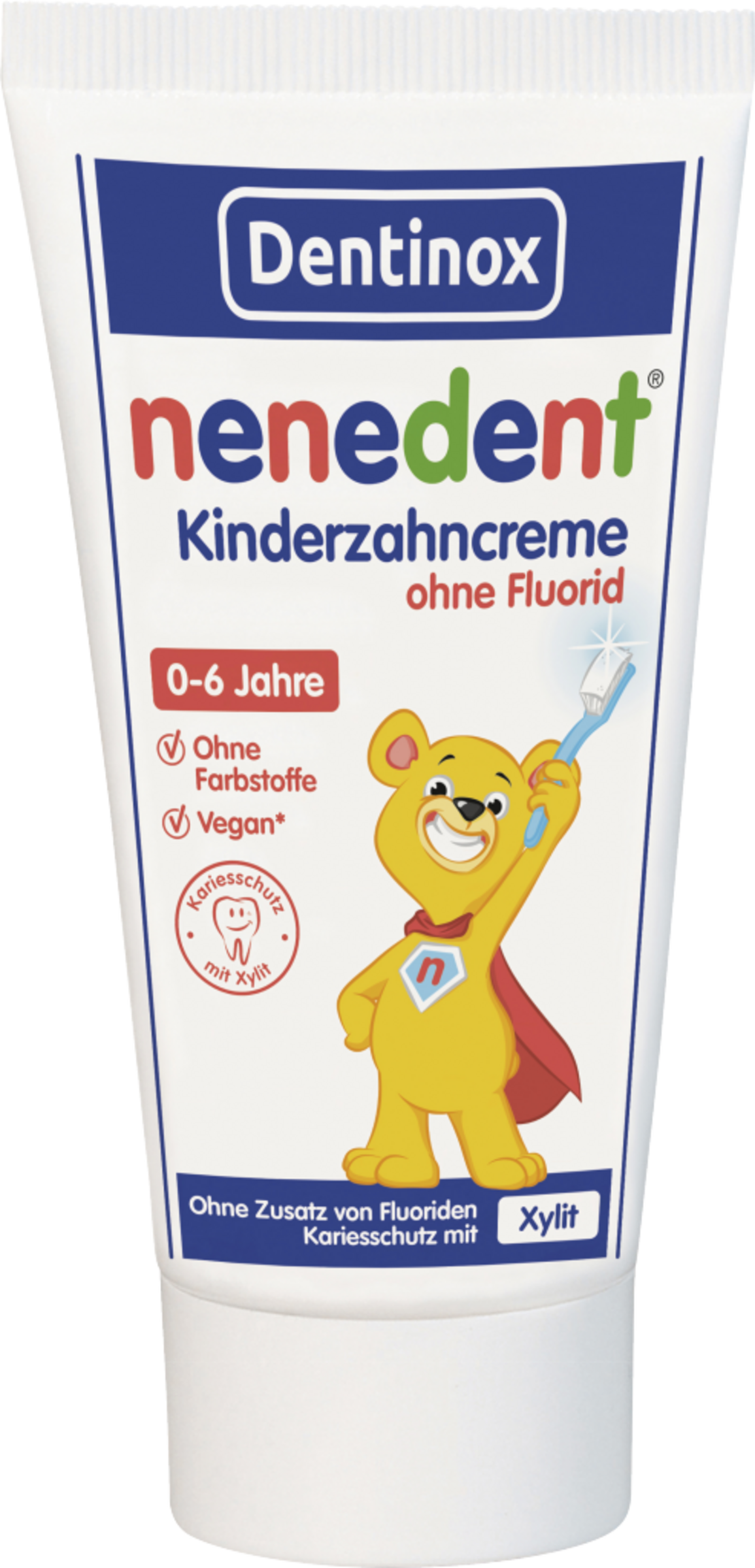 معجون أسنان للأطفال بدون فلورايد