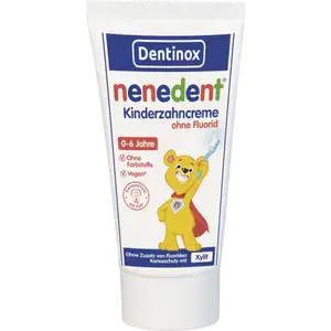 معجون أسنان للأطفال بدون فلورايد