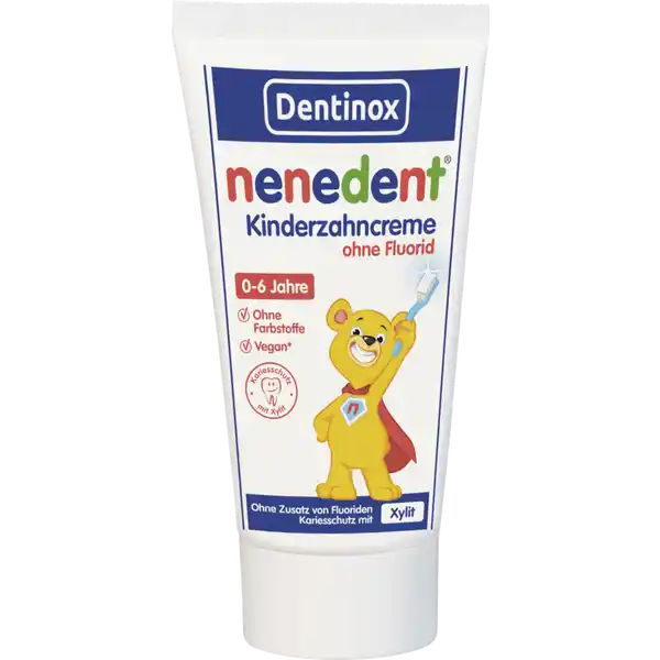 معجون أسنان للأطفال بدون فلورايد