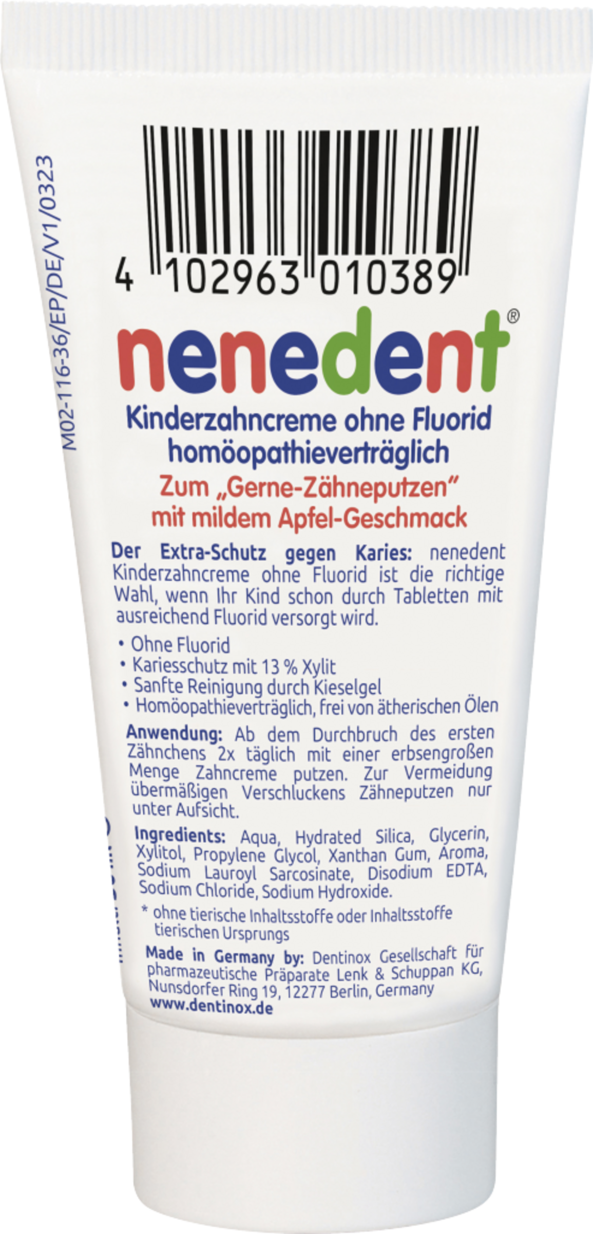 معجون أسنان للأطفال بدون فلورايد 2