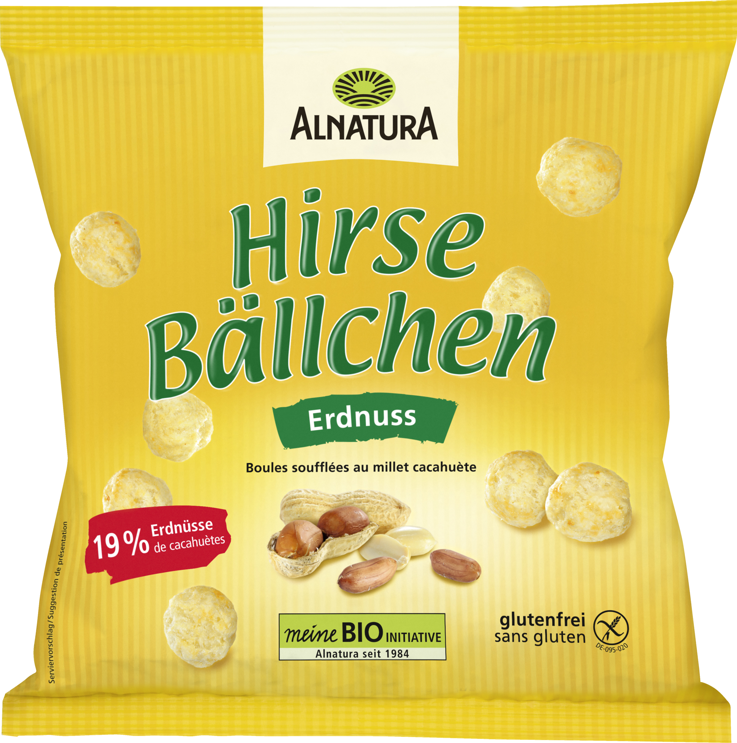 Bio Hirsebällchen Erdnuss
