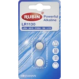 RUBIN Powerful Alkaline Knopfzelle LR1130/LR54