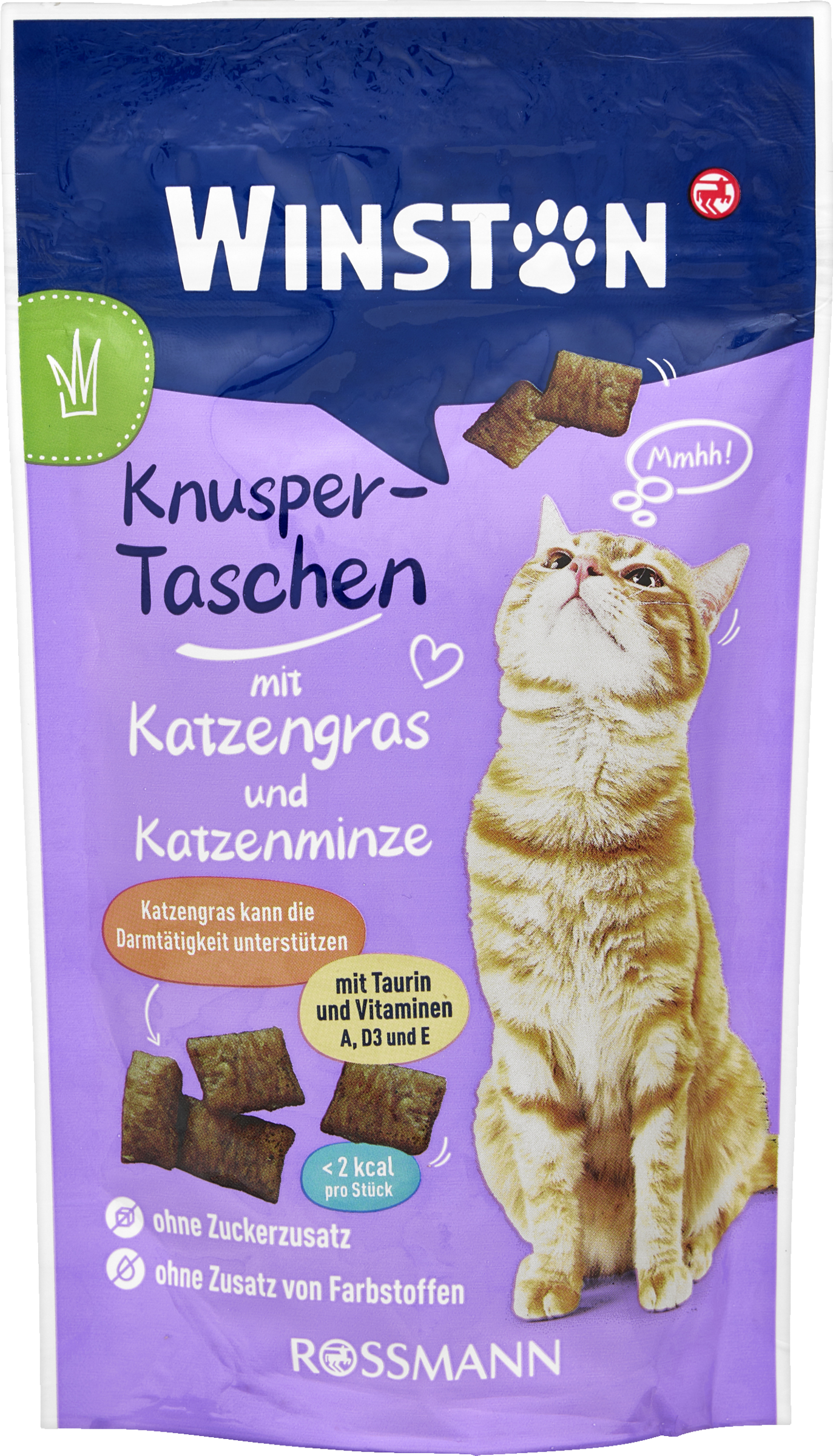 Winston Knuspertaschen mit Katzengras & Katzenminze