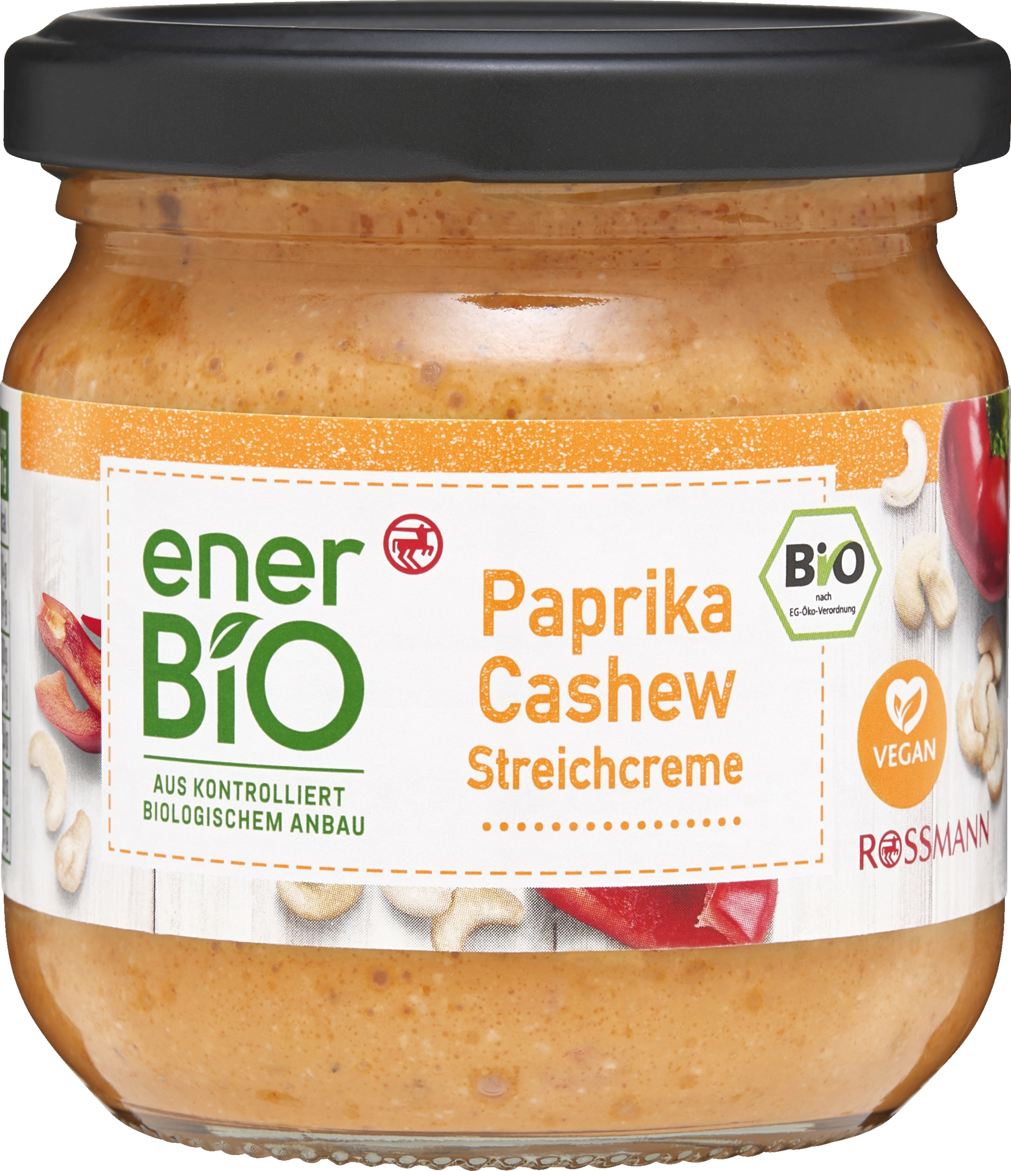enerBiO Streichcreme Paprika-Cashew