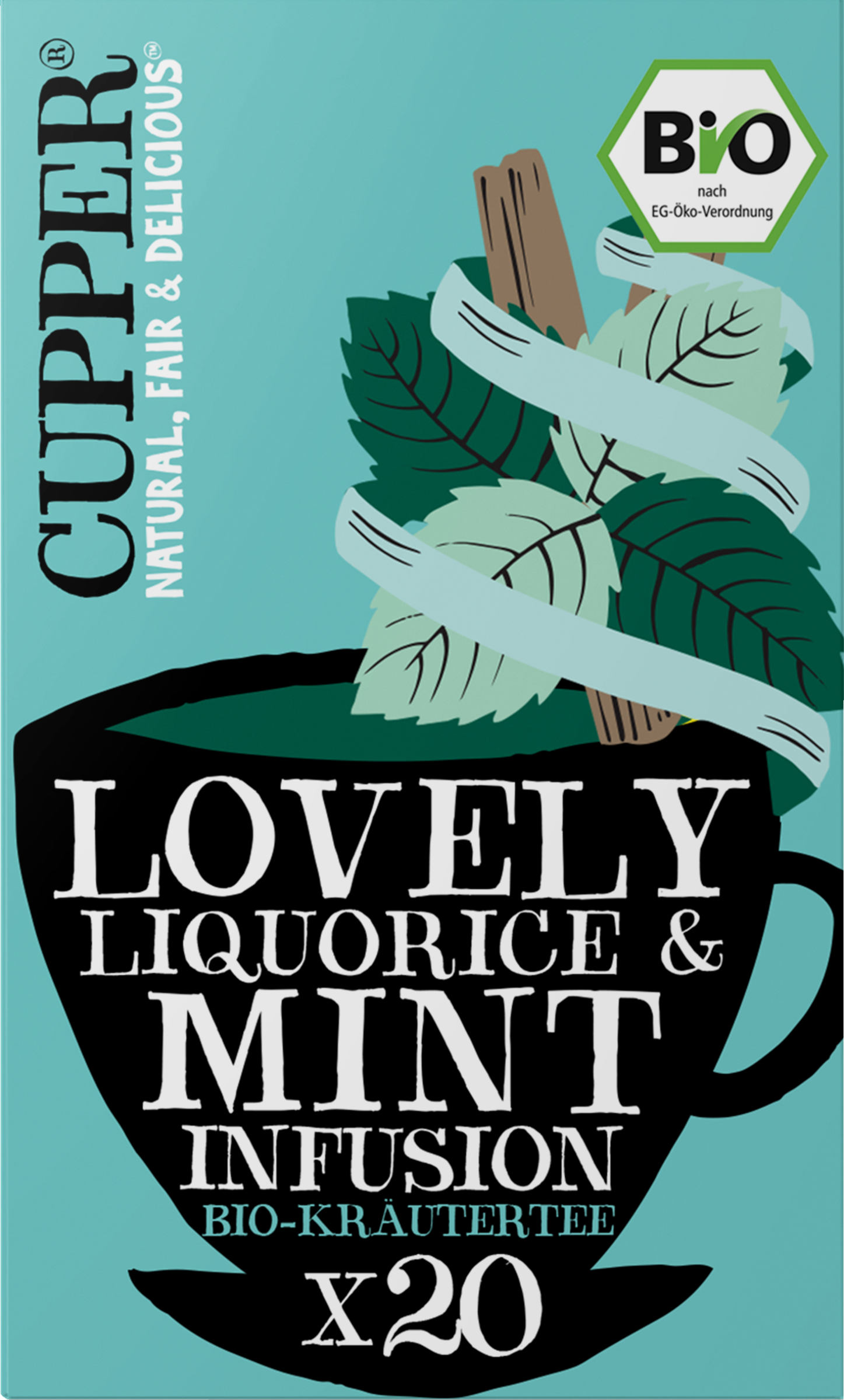 Cupper Bio Kräutertee Lovely Liquorice & Mint Infusion