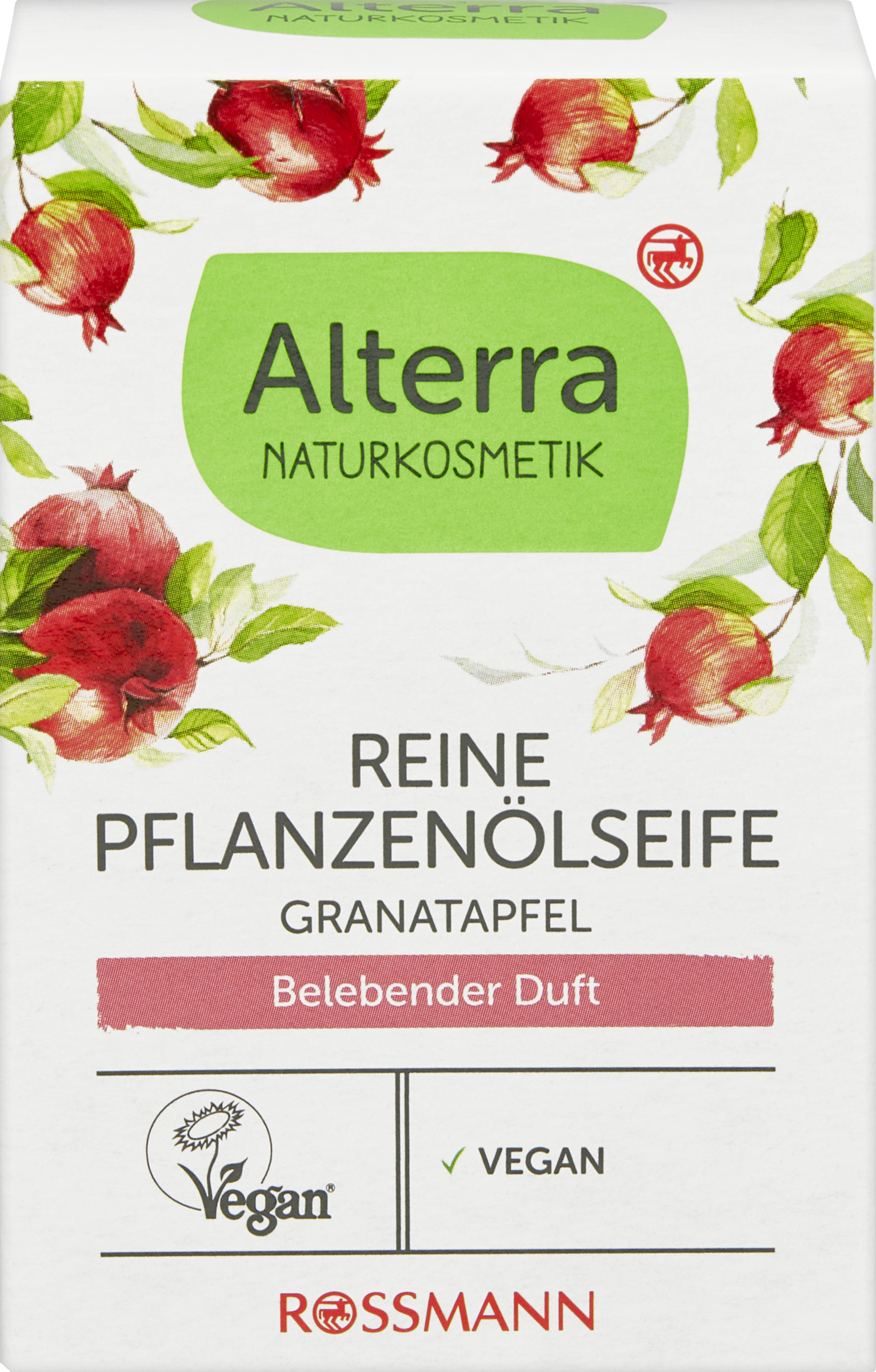 Alterra NATURKOSMETIK Reine Pflanzenölseife Granatapfel