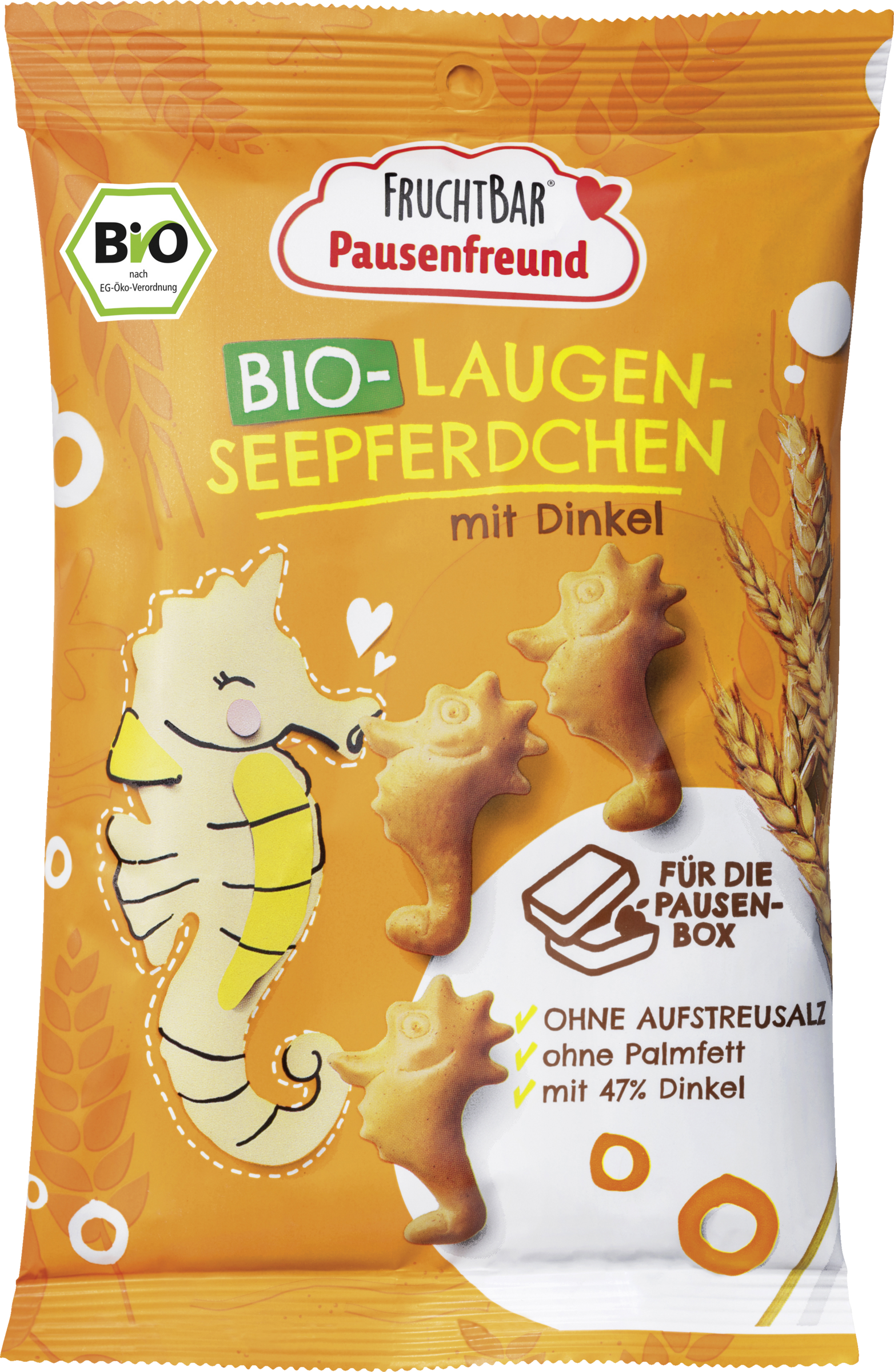 FruchtBar Bio Pausenfreund Laugen-Seepferdchen