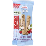 Bio Keks-Riegel mit Dinkel, Himbeere, Erdbeere, Apfel