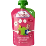 Bio Fruchtpüree Erdbeere, Heidelbeere, Apfel, Vollkorn