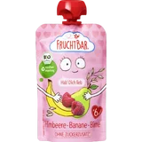 Bio-Fruchtpüree Himbeere, Banane, Birne