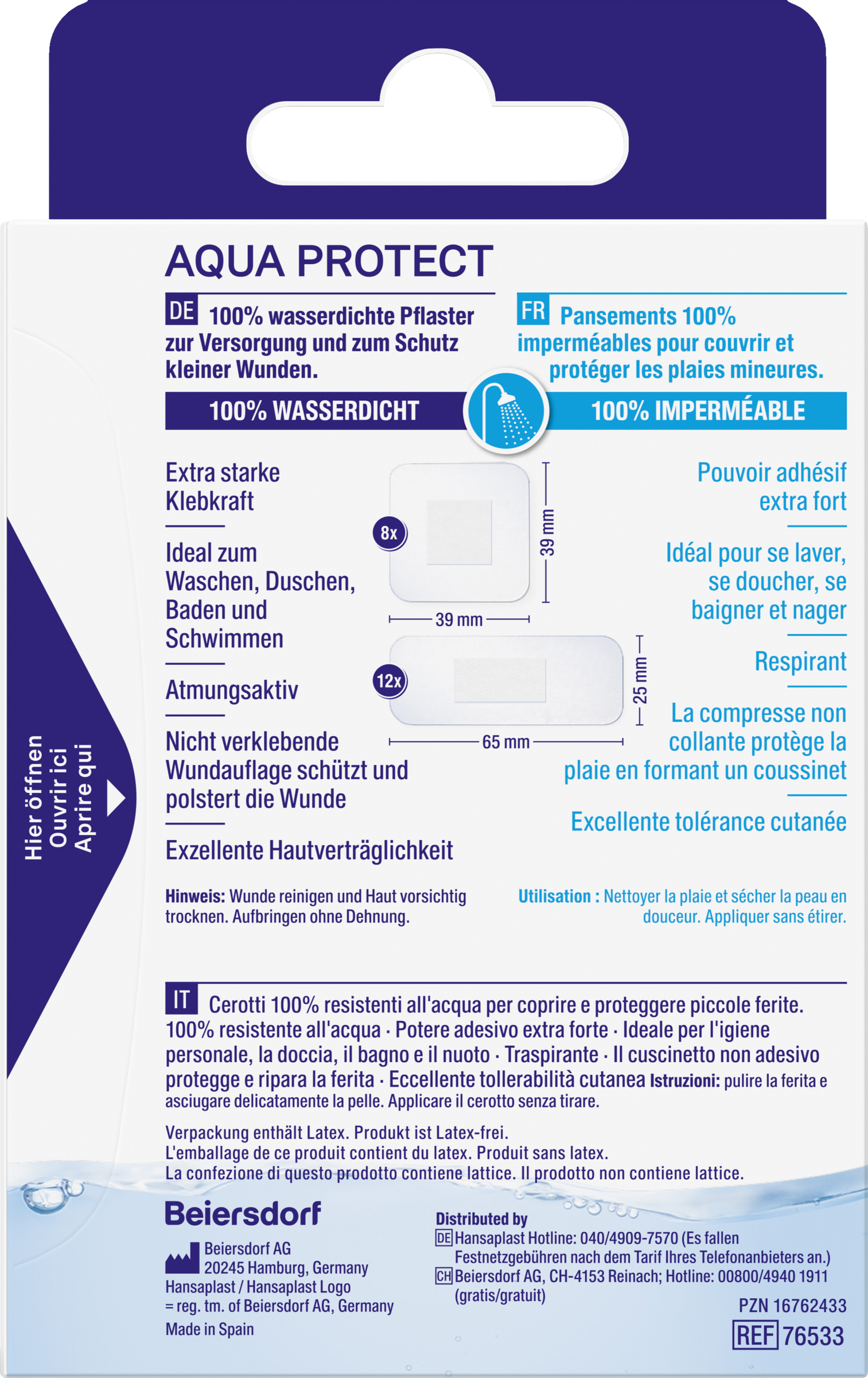 لاصقات Aqua Protect 3