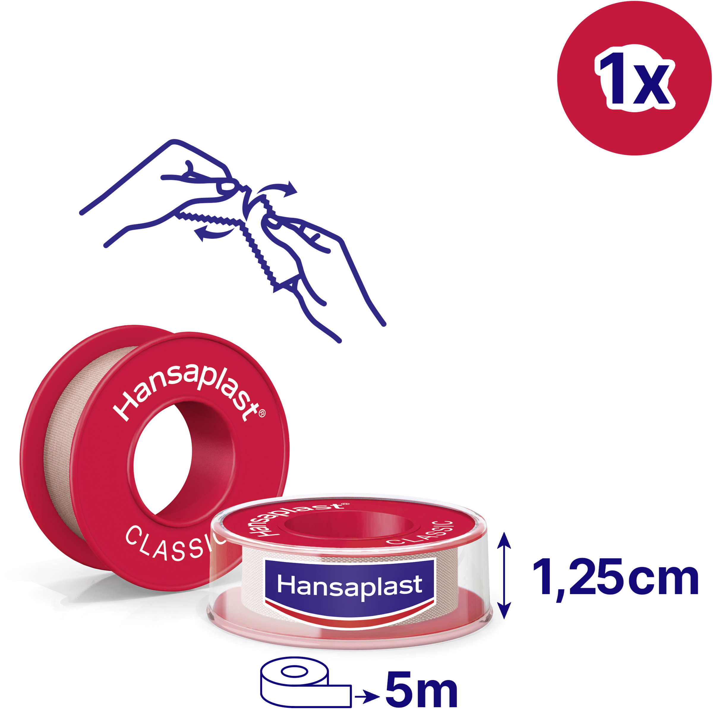 Hansaplast Classic Fixierpflaster online kaufen rossmann.de