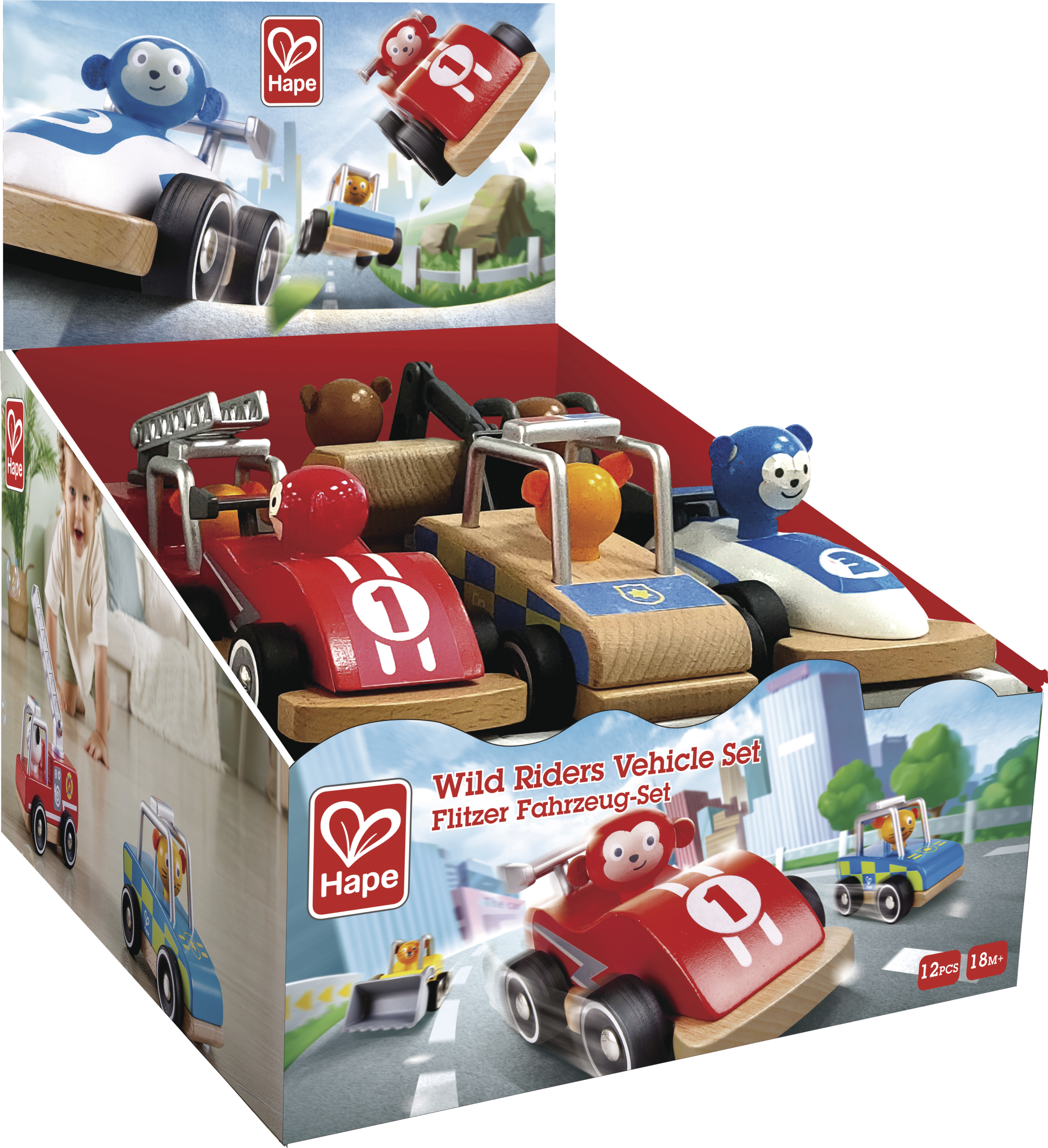 Flitzer Fahrzeug-Set