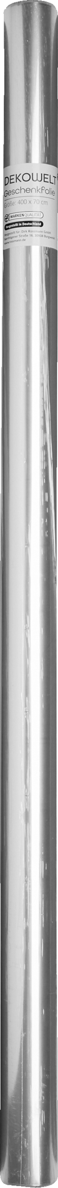 DEKOWELT Geschenkfolie transparent