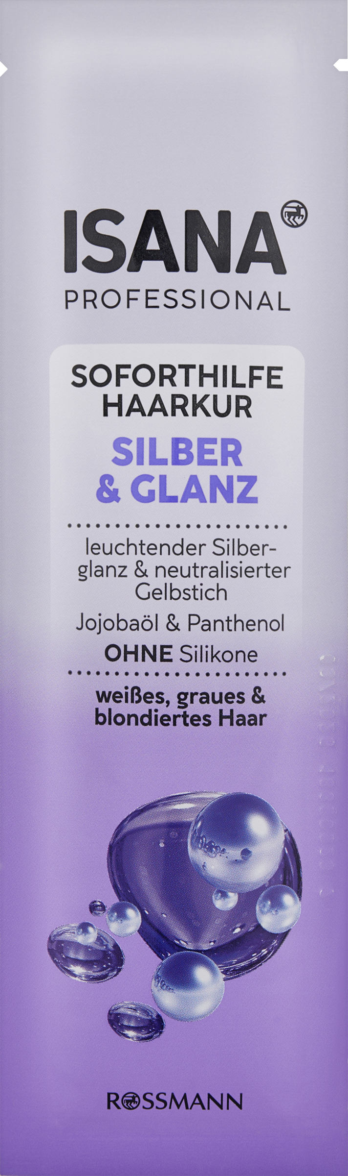 ISANA PROFESSIONAL Soforthilfe Haarkur Silber & Glanz