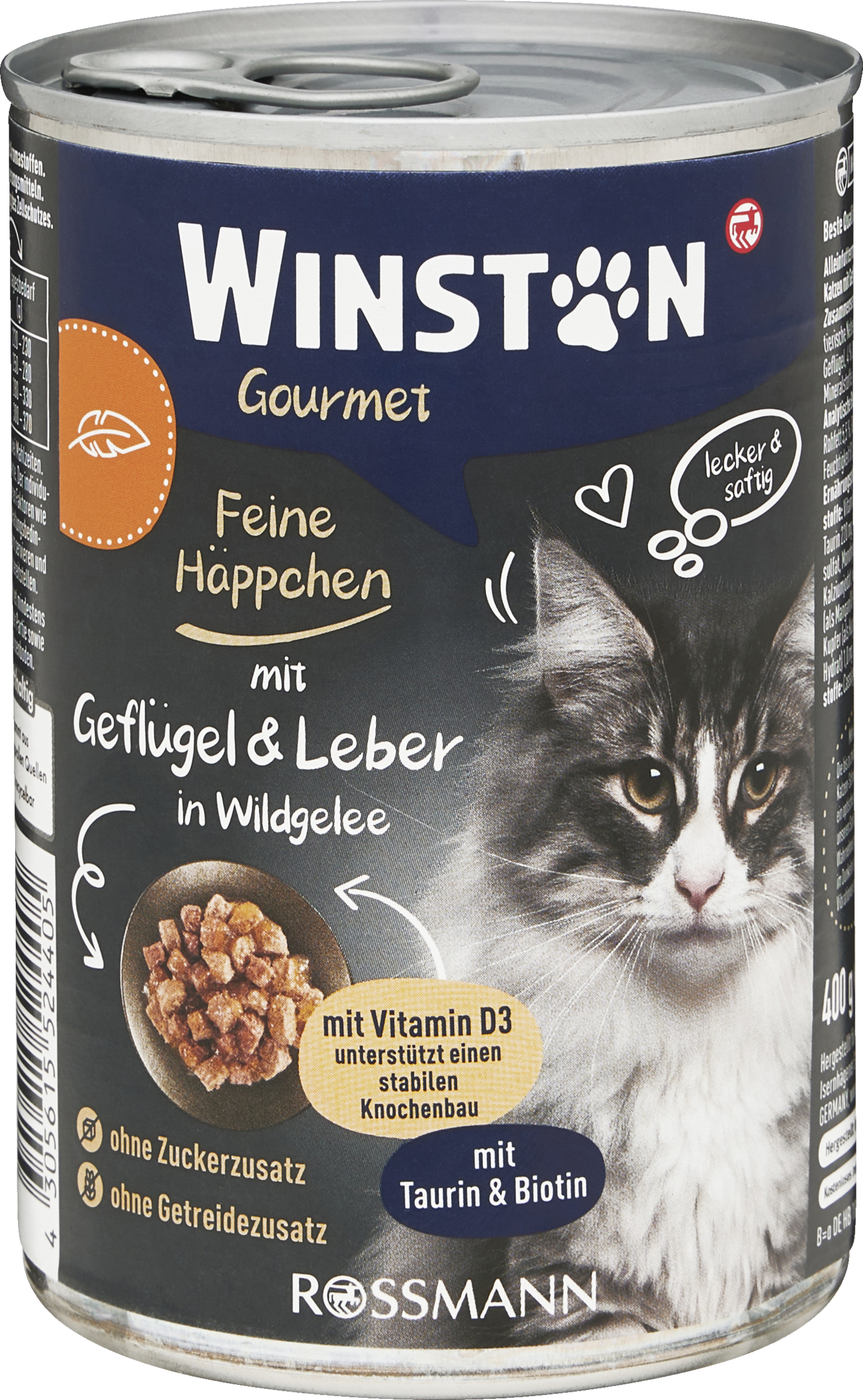 Winston Deluxe mit Geflügel und Leber in Wildgelee