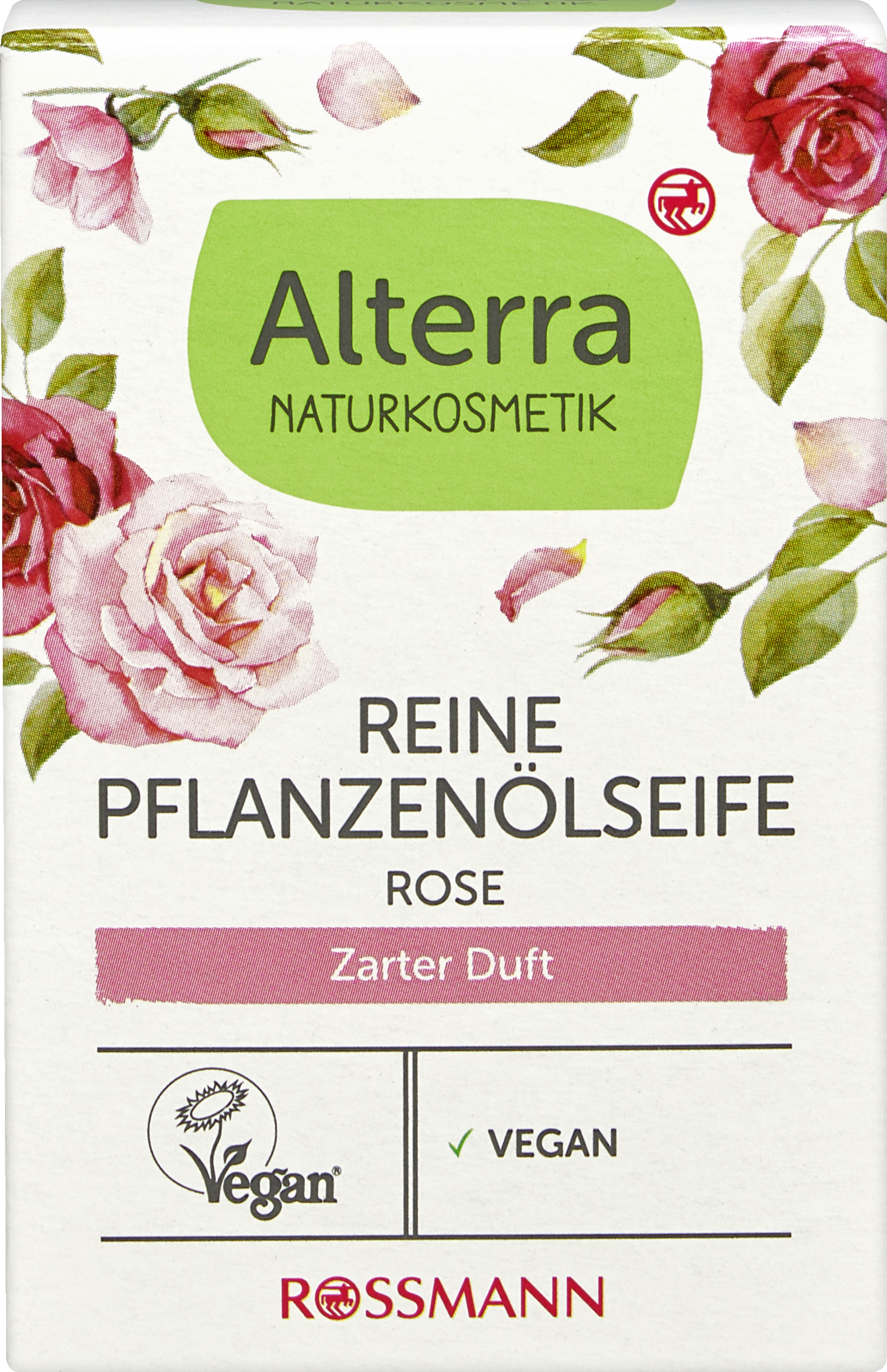 reine Pflanzenölseife Rose