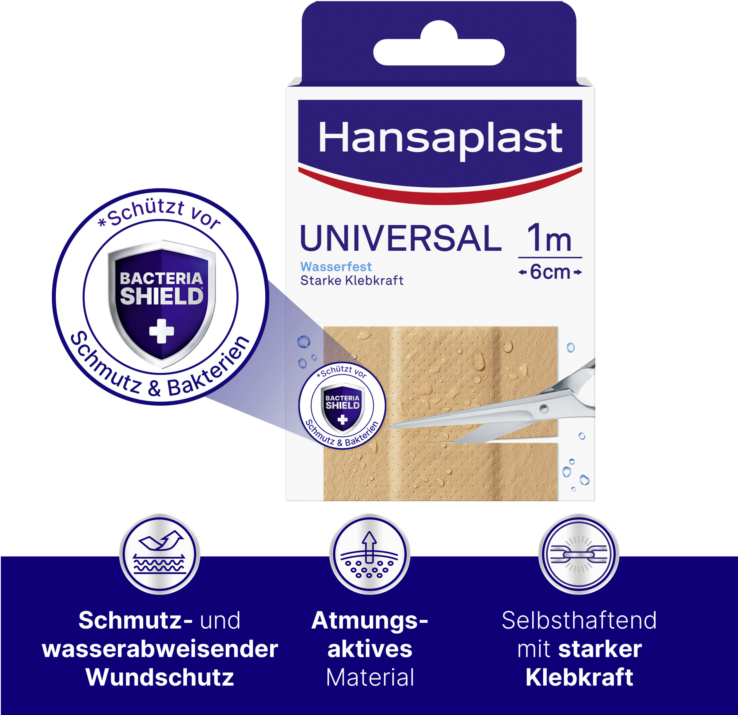 ضمادات عالمية 1 متر 6