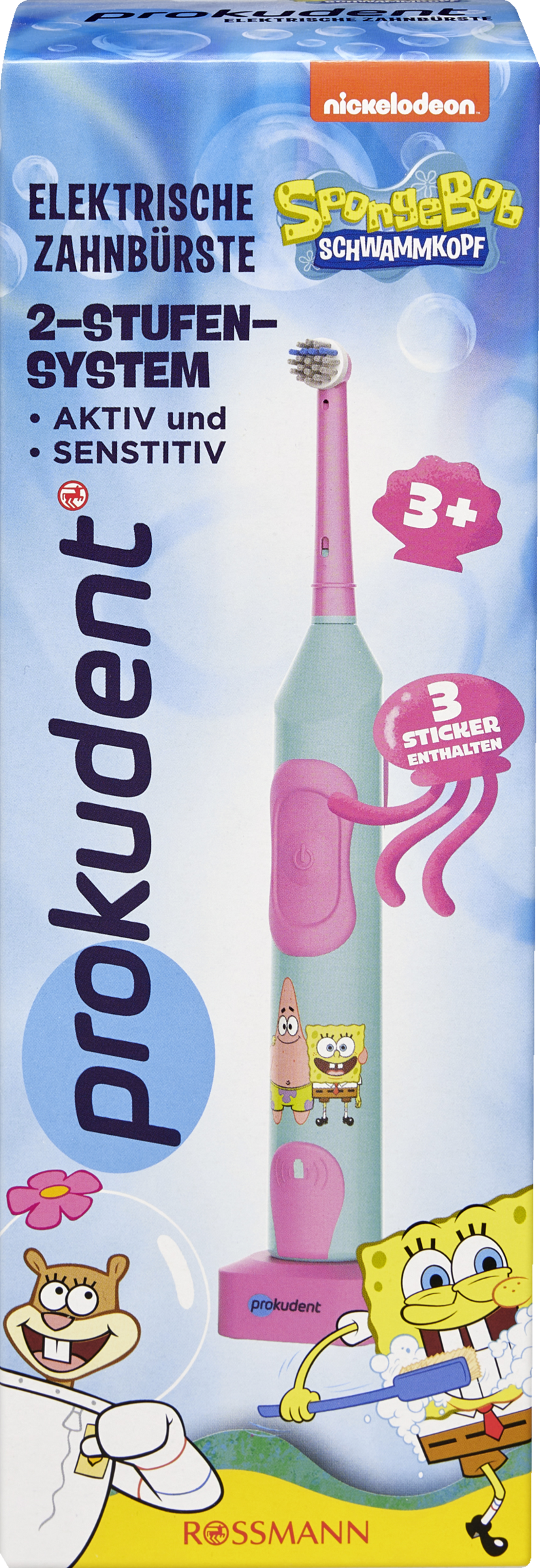 Kids Elektrische Zahnbürste Sponge Bob