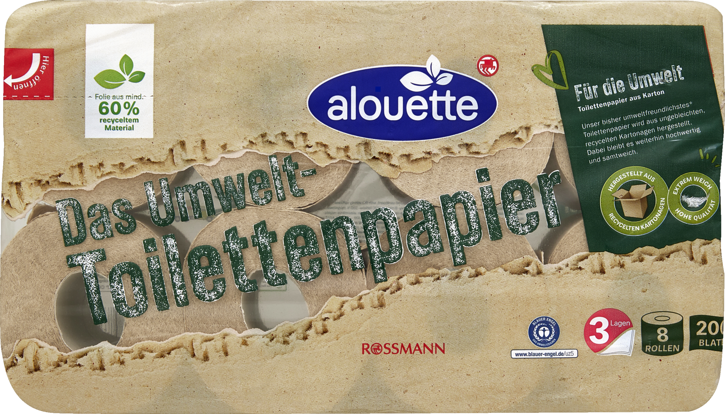 alouette Umwelt Toilettenpapier