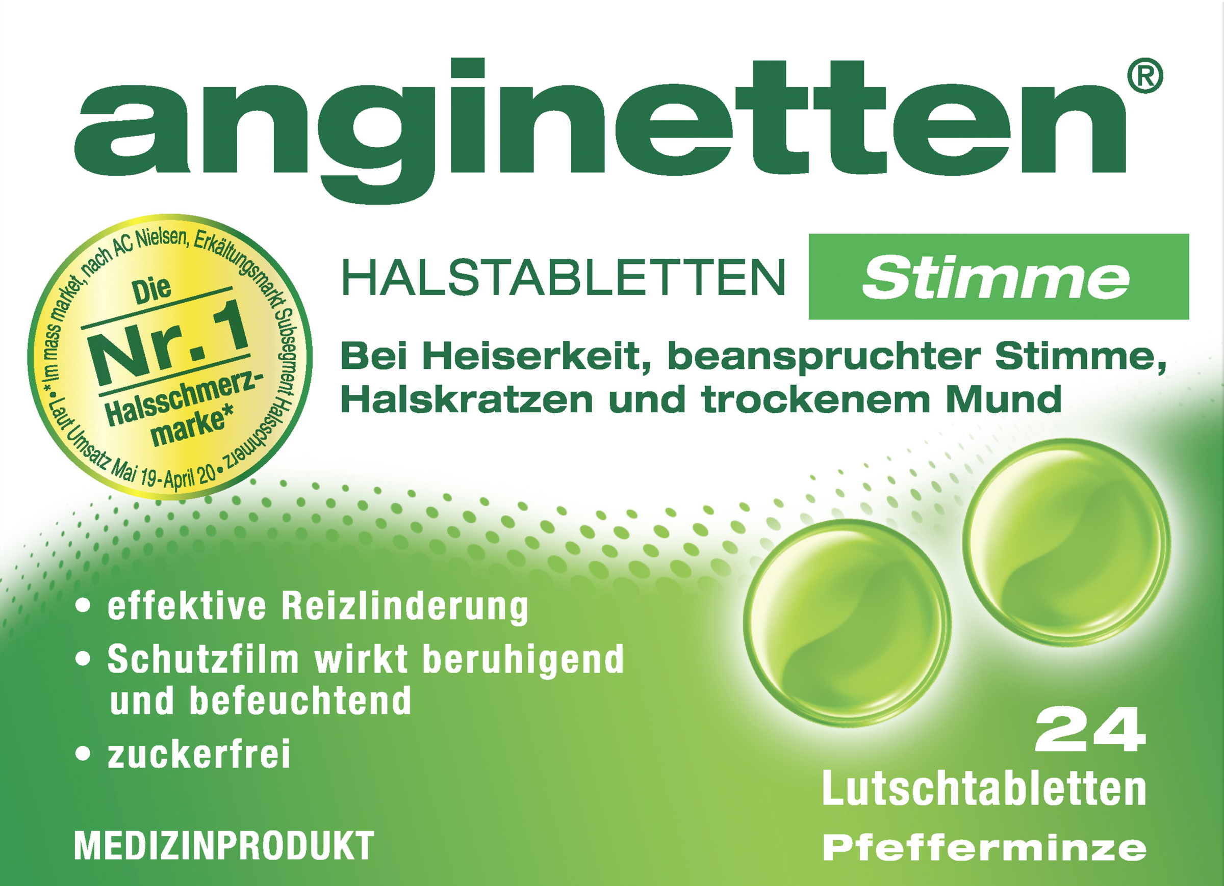 anginetten anginetten Stimme Halstabletten