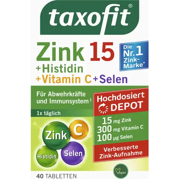 Zink+Histidin+Selen Depot Tabletten