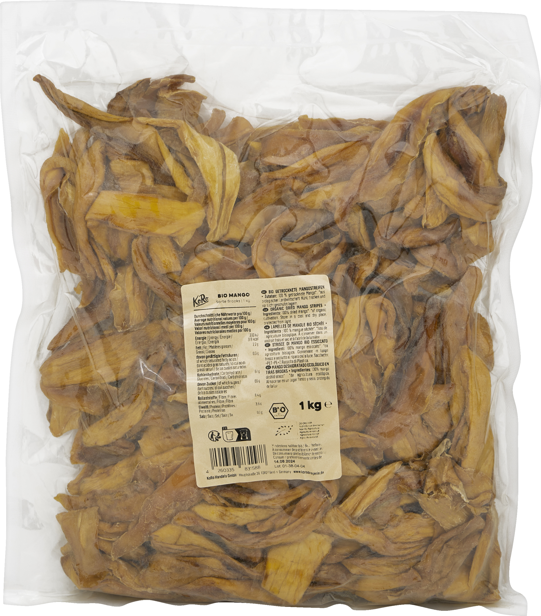 KoRo Bio Mangostreifen Brooks