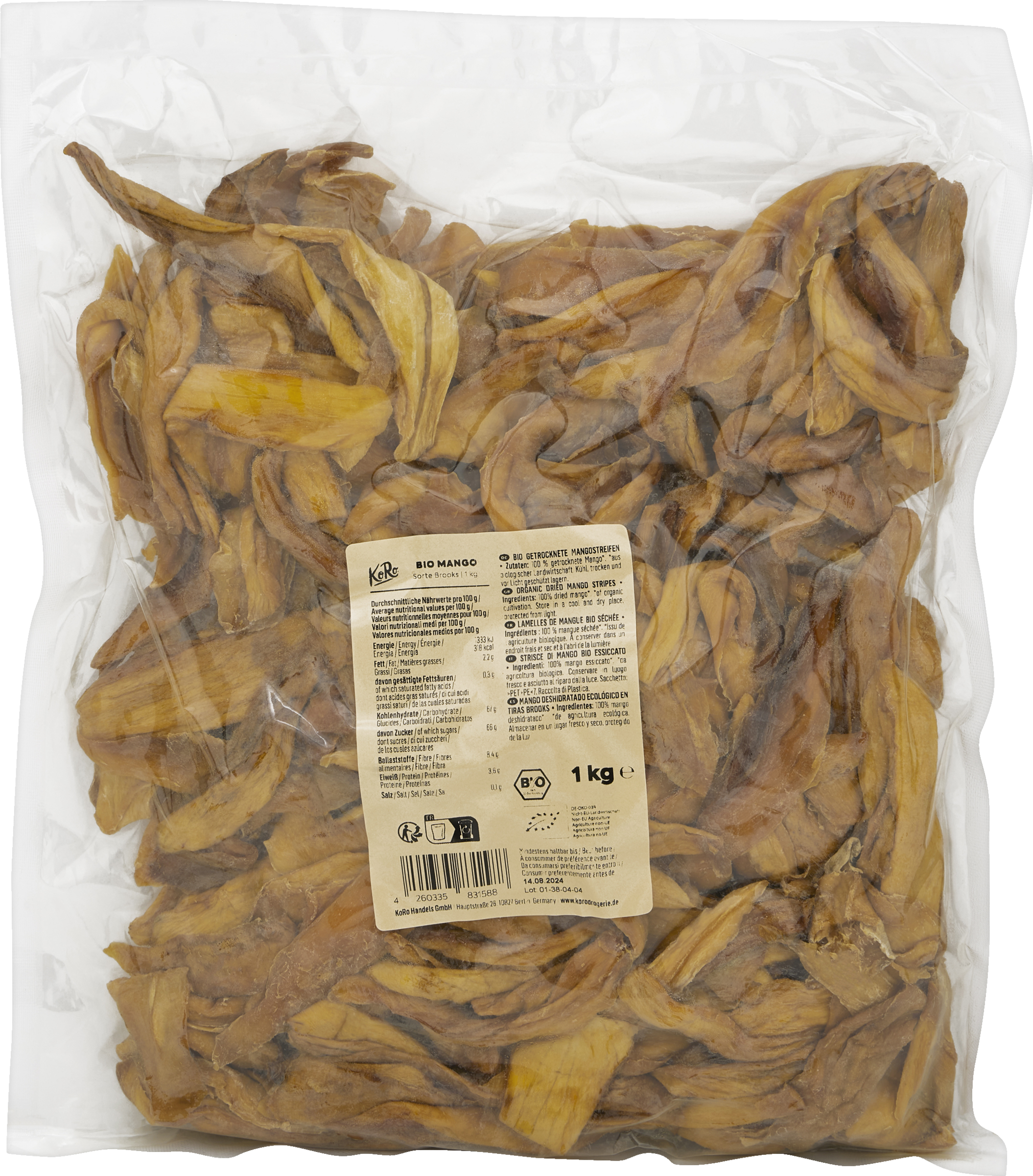 KoRo Bio Mangostreifen Brooks