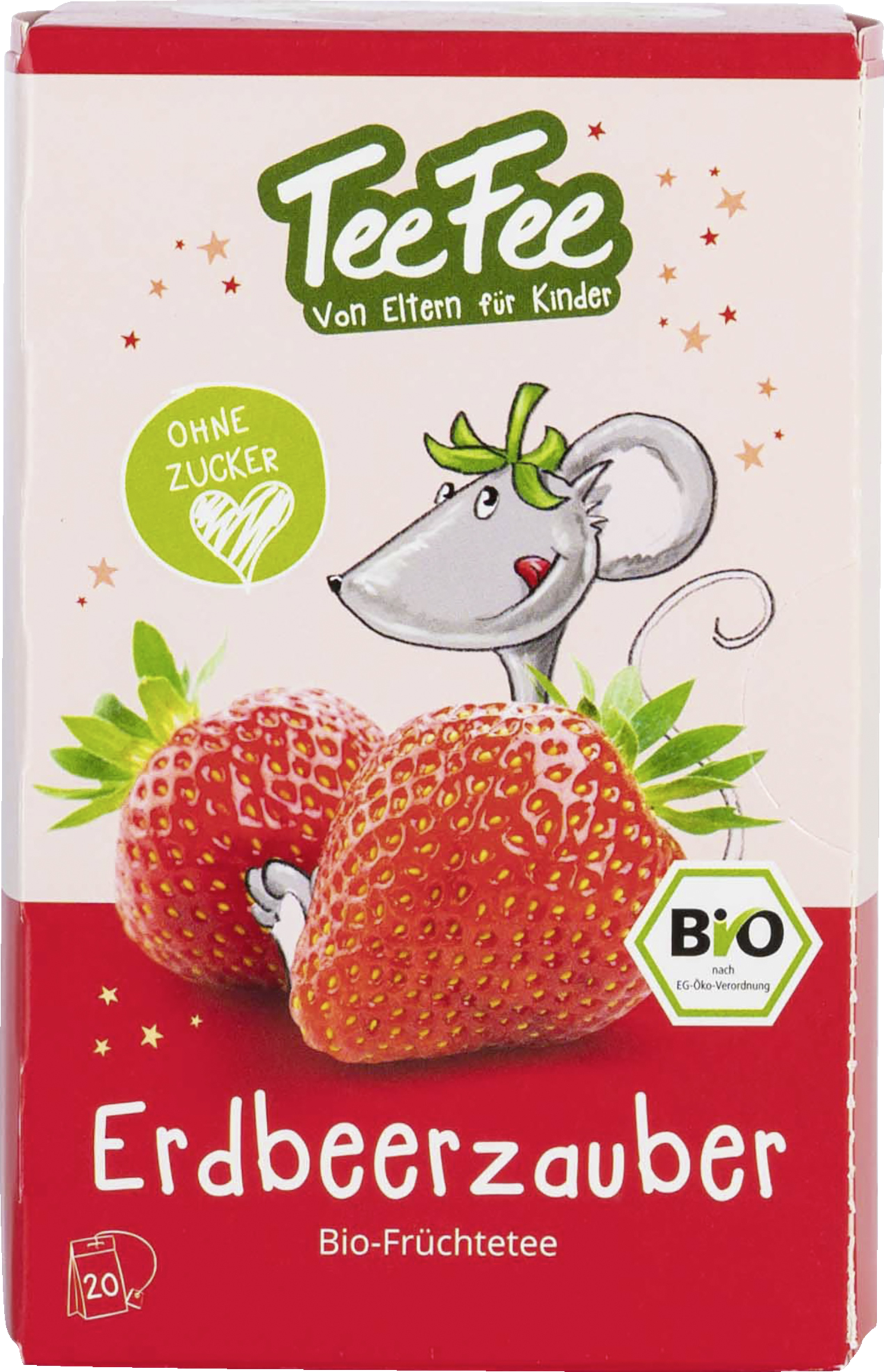 TeeFee Bio-Früchtetee Erdbeere (20 Beutel)