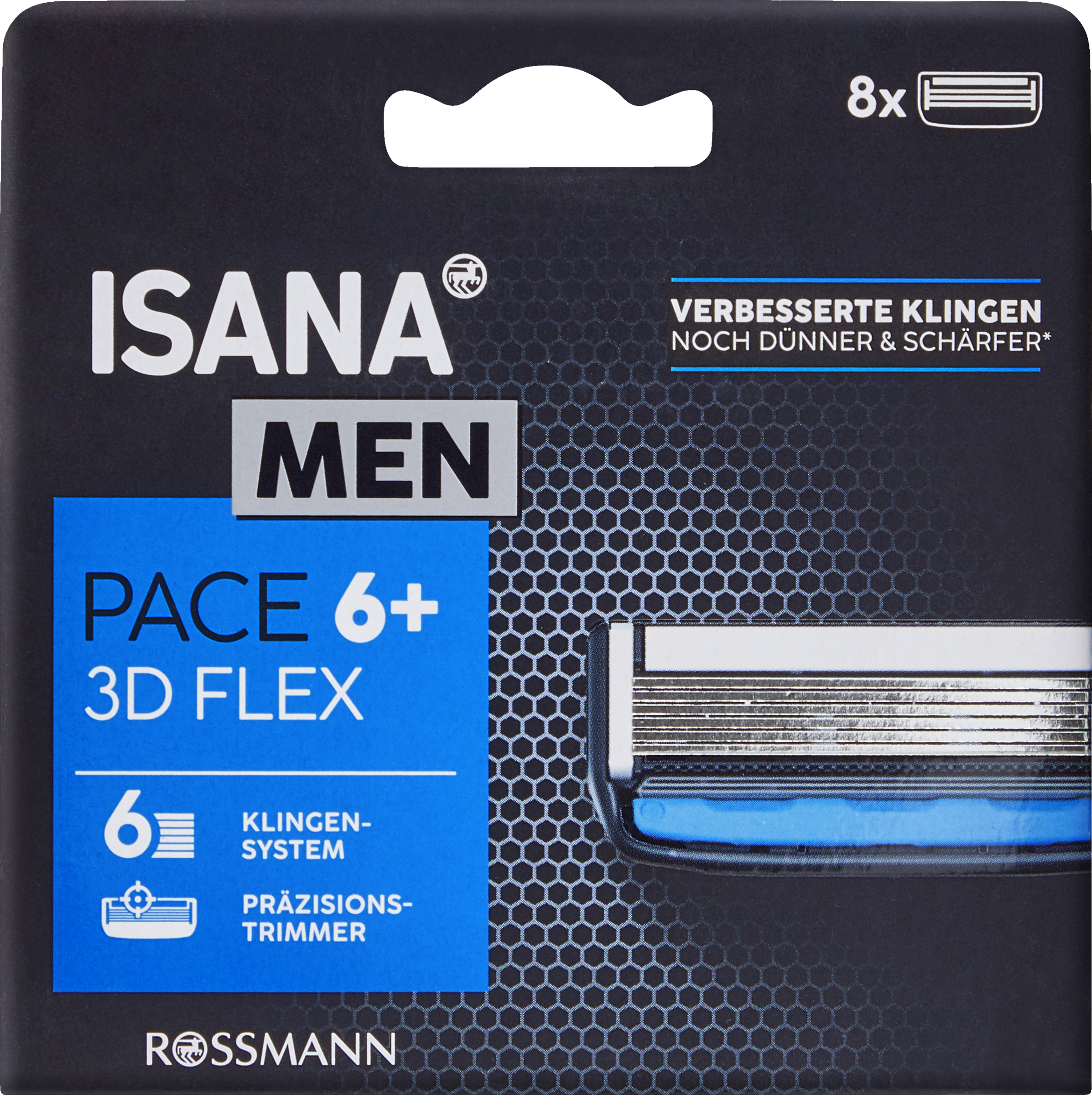 ISANA MEN Pace 6+ Rasierklingen