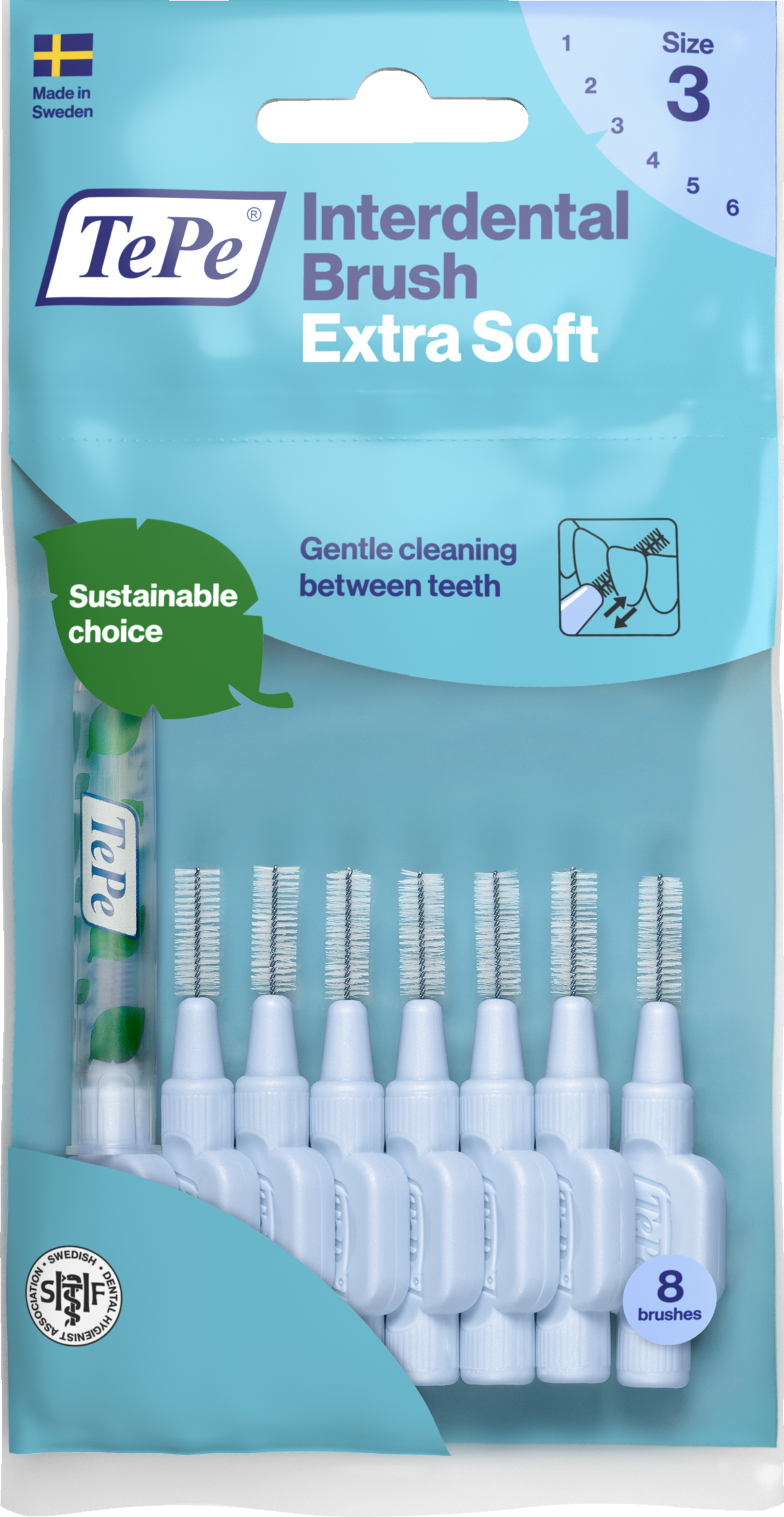 TePe Interdentalbürste Extra Soft Blau ISO Gr. 3