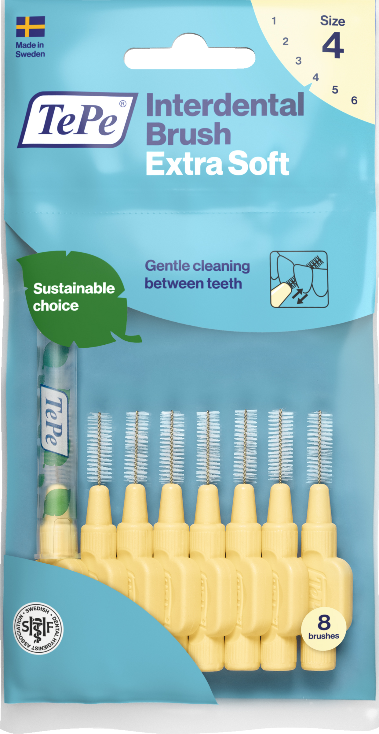 TePe Interdentalbürste Extra Soft Gelb ISO Gr. 4