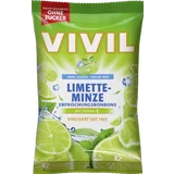Limette-Minze Erfrischungsbonbons ohne Zucker