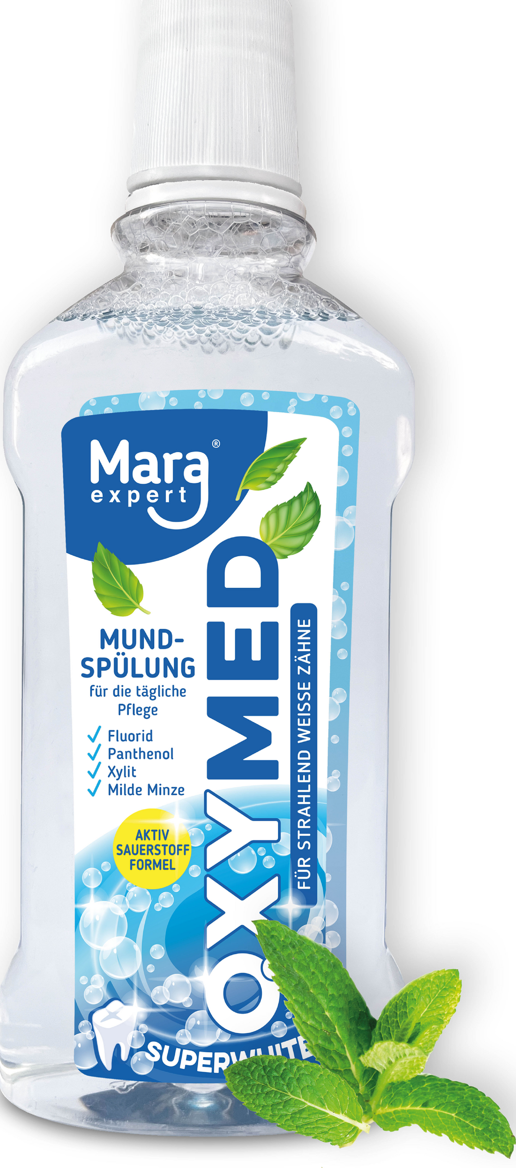 OXYMED غسول الفم لتبييض فائق