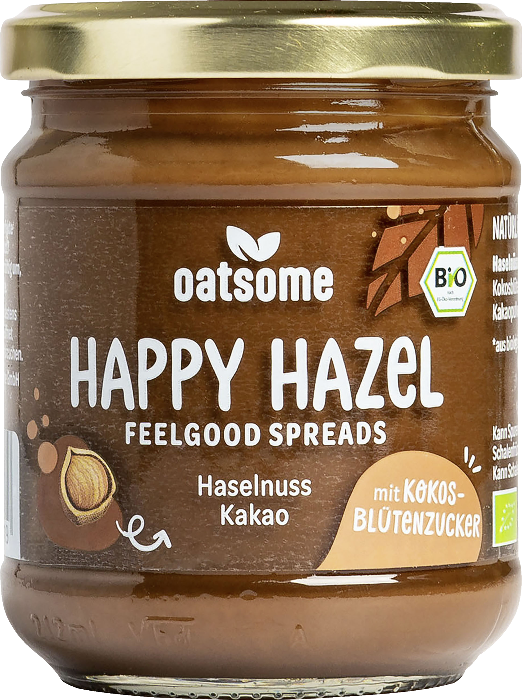 Oatsome Bio Feelgood Spread Happy Hazel