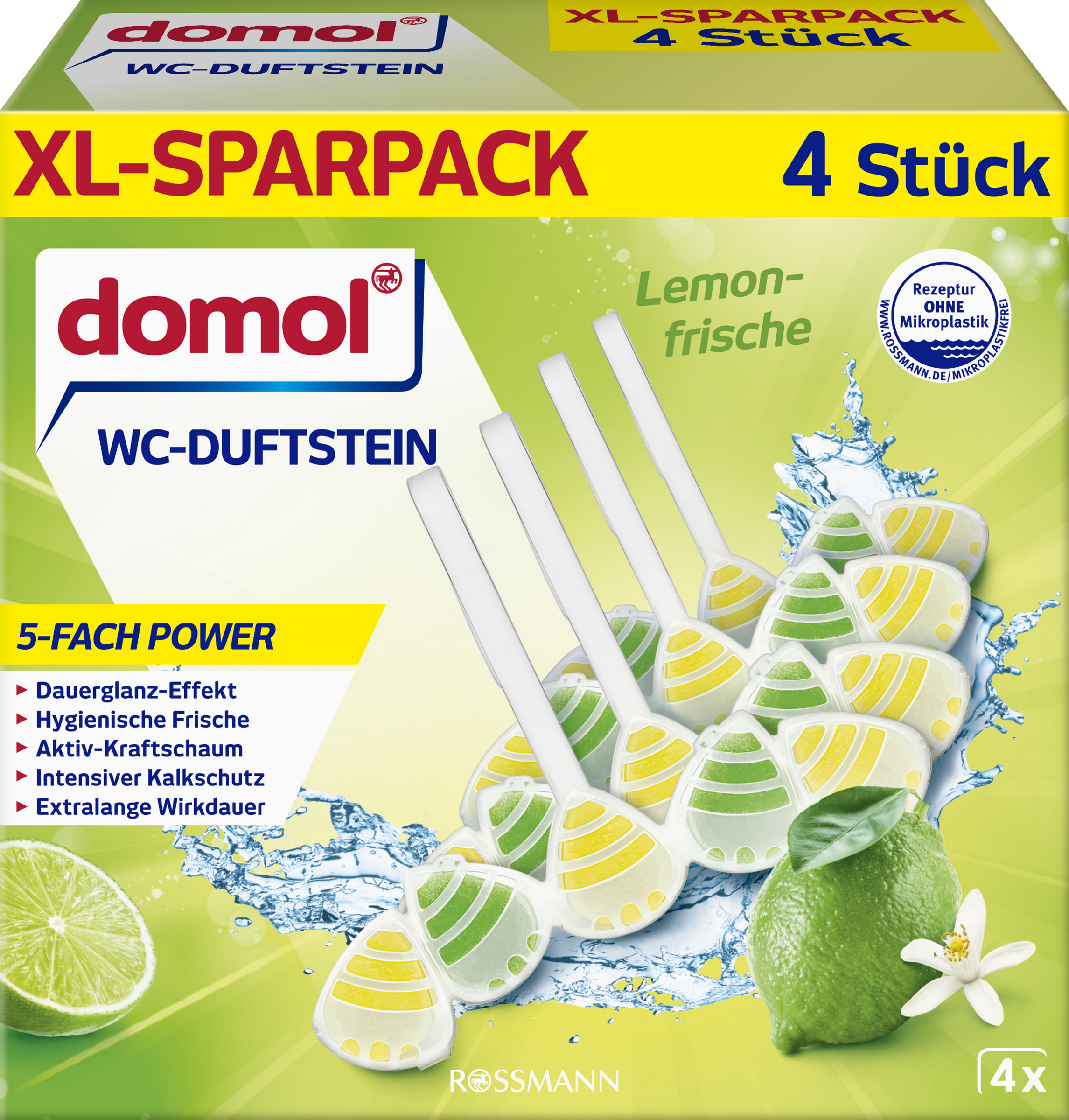 domol WC-Duftstein Lemonfrische XL-Sparpack