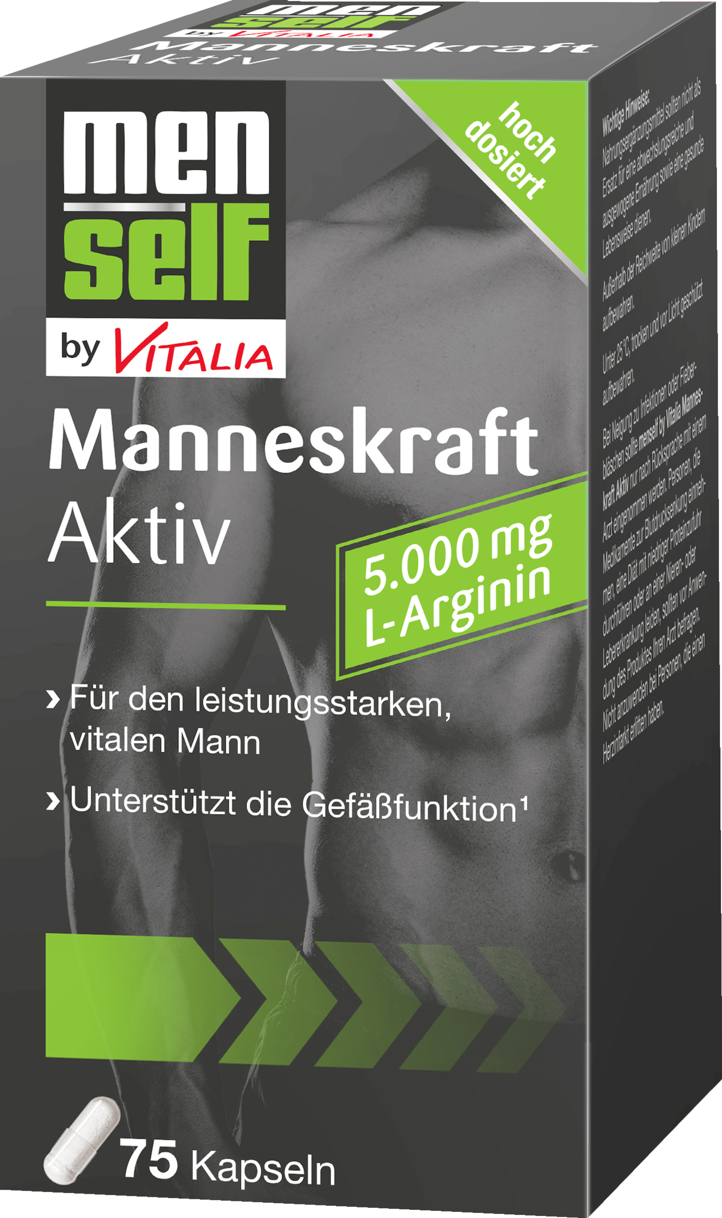 menself Manneskraft Aktiv L-Arginin