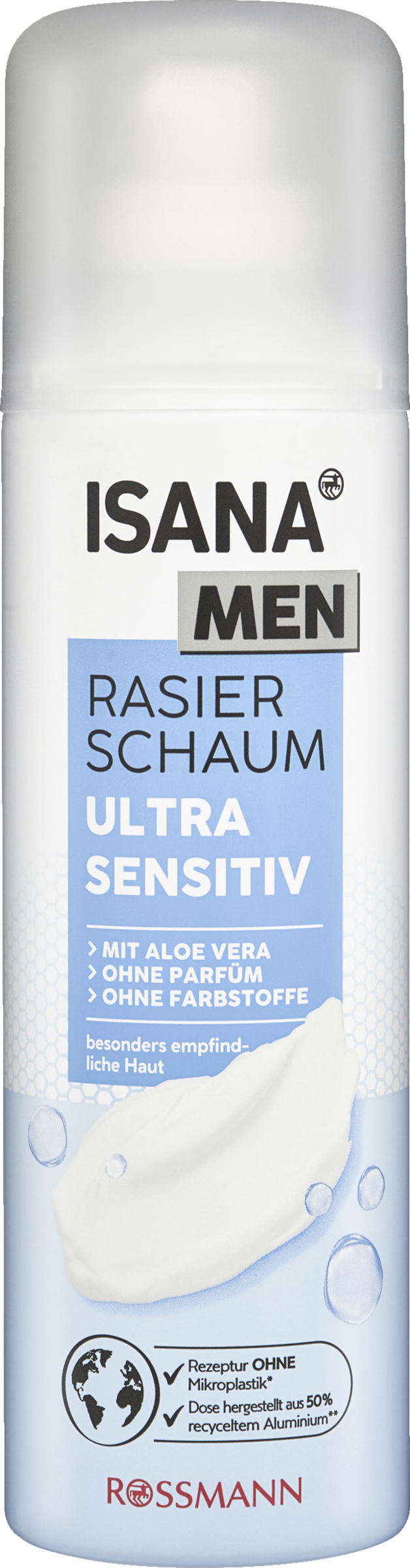 ISANA MEN Rasierschaum Ultra Sensitiv
