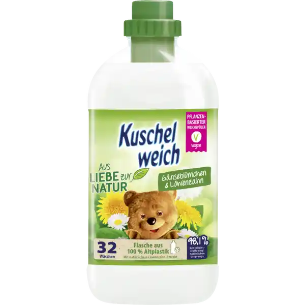 Kuschelweich Gänseblümchen & Löwenzahn Weichspülerkonzentrat 32 WL ...