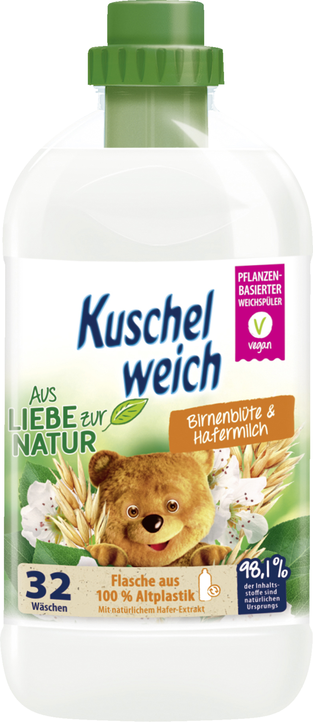 Kuschelweich Weichspülerkonzentrat Birnenblüte & Hafermilch 32 WL