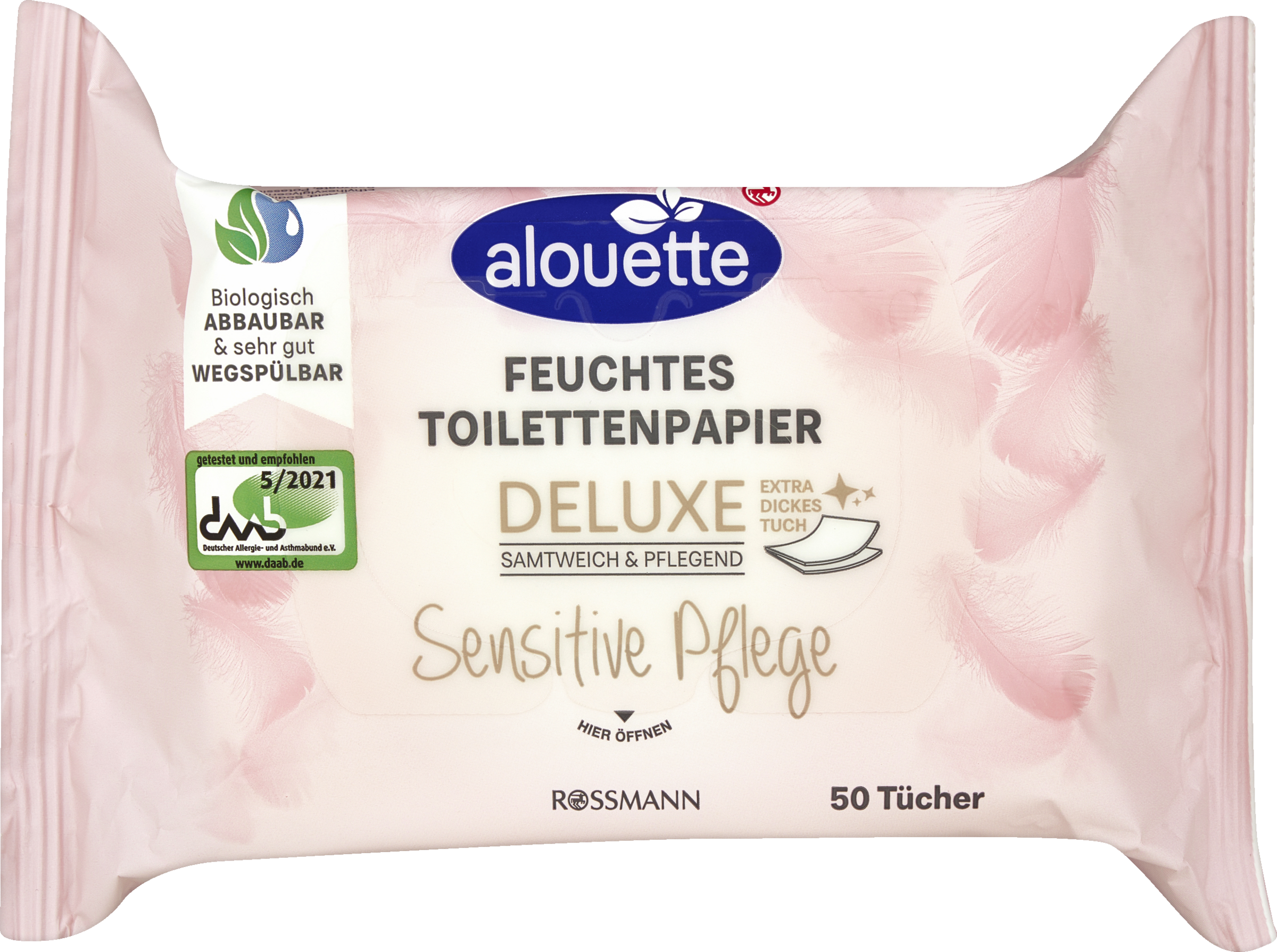 alouette feuchte Toilettentücher sensitiv Deluxe