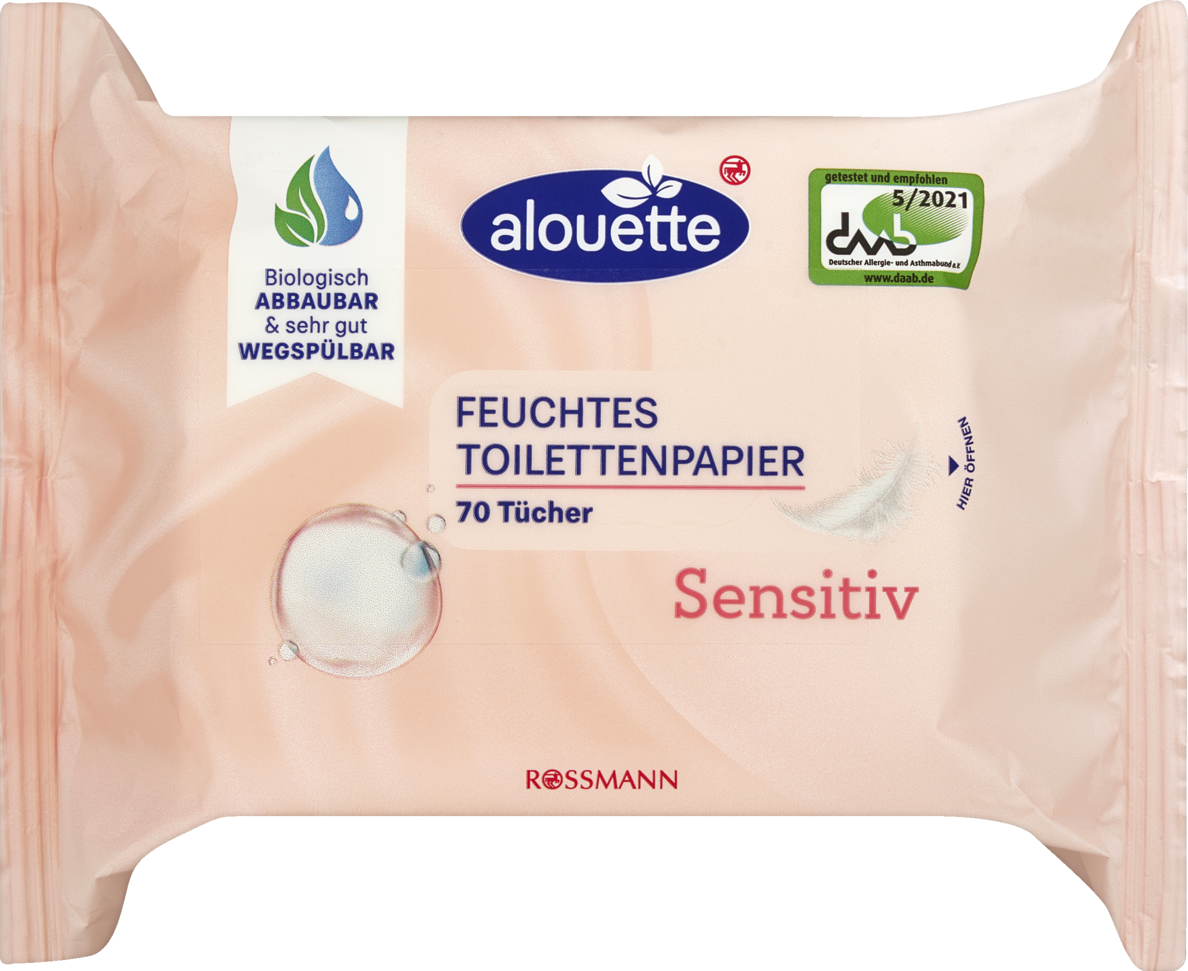 Classic feuchte Toilettentücher Sensitiv