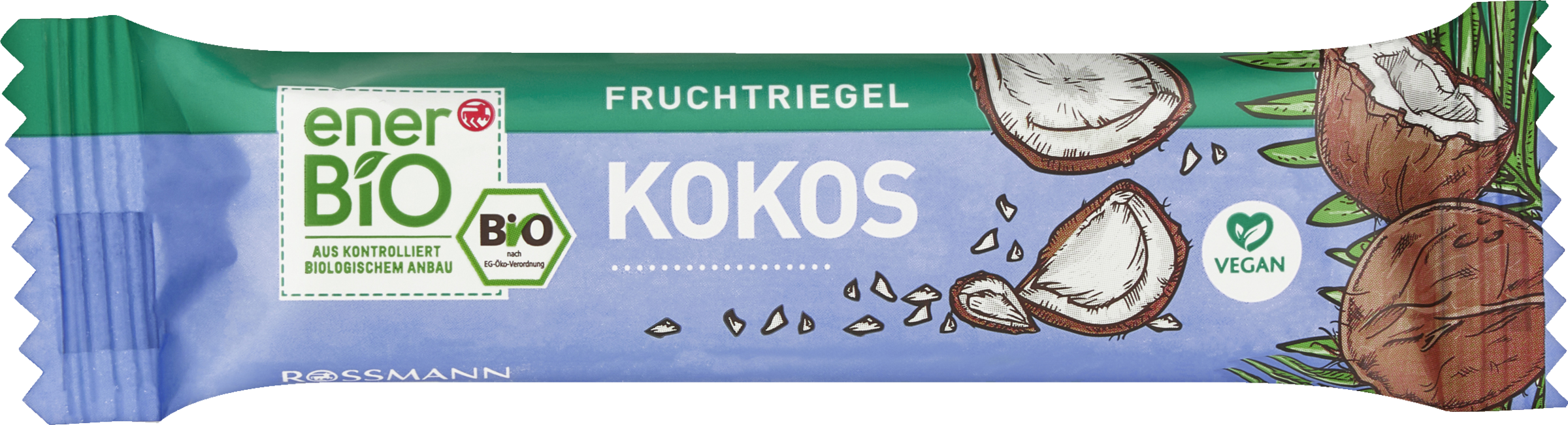 enerBiO Fruchtriegel Kokos