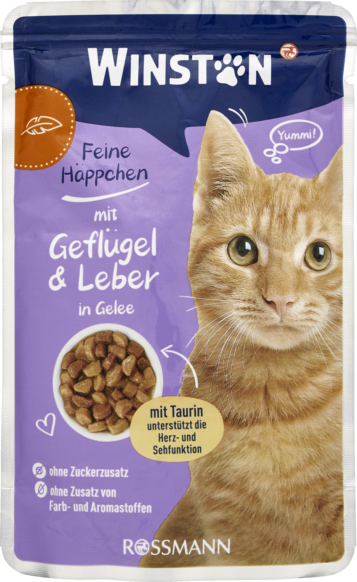 Winston Feine Mahlzeit mit Geflügel und Leber in Gelee