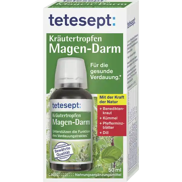 قطرات الأعشاب للمعدة والأمعاء