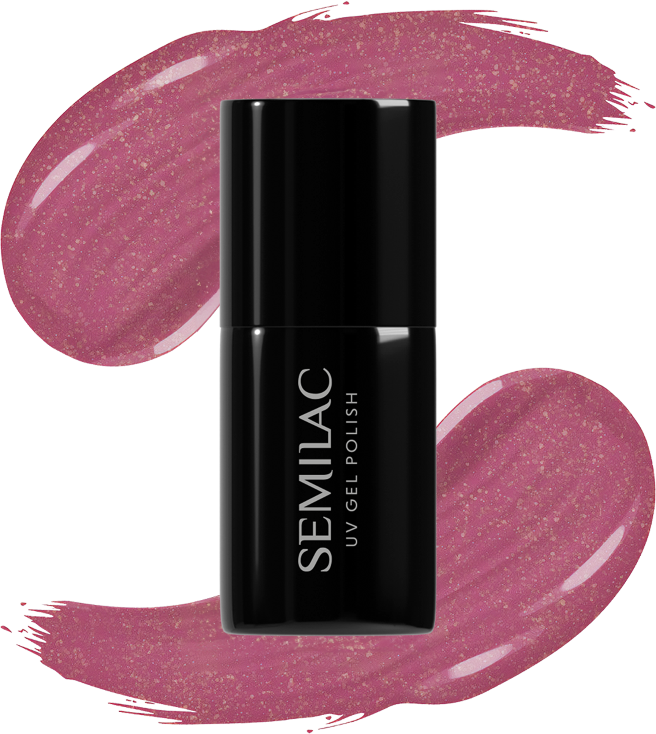 Semilac 377 UV Nagellack Shimmer Stone Ruby