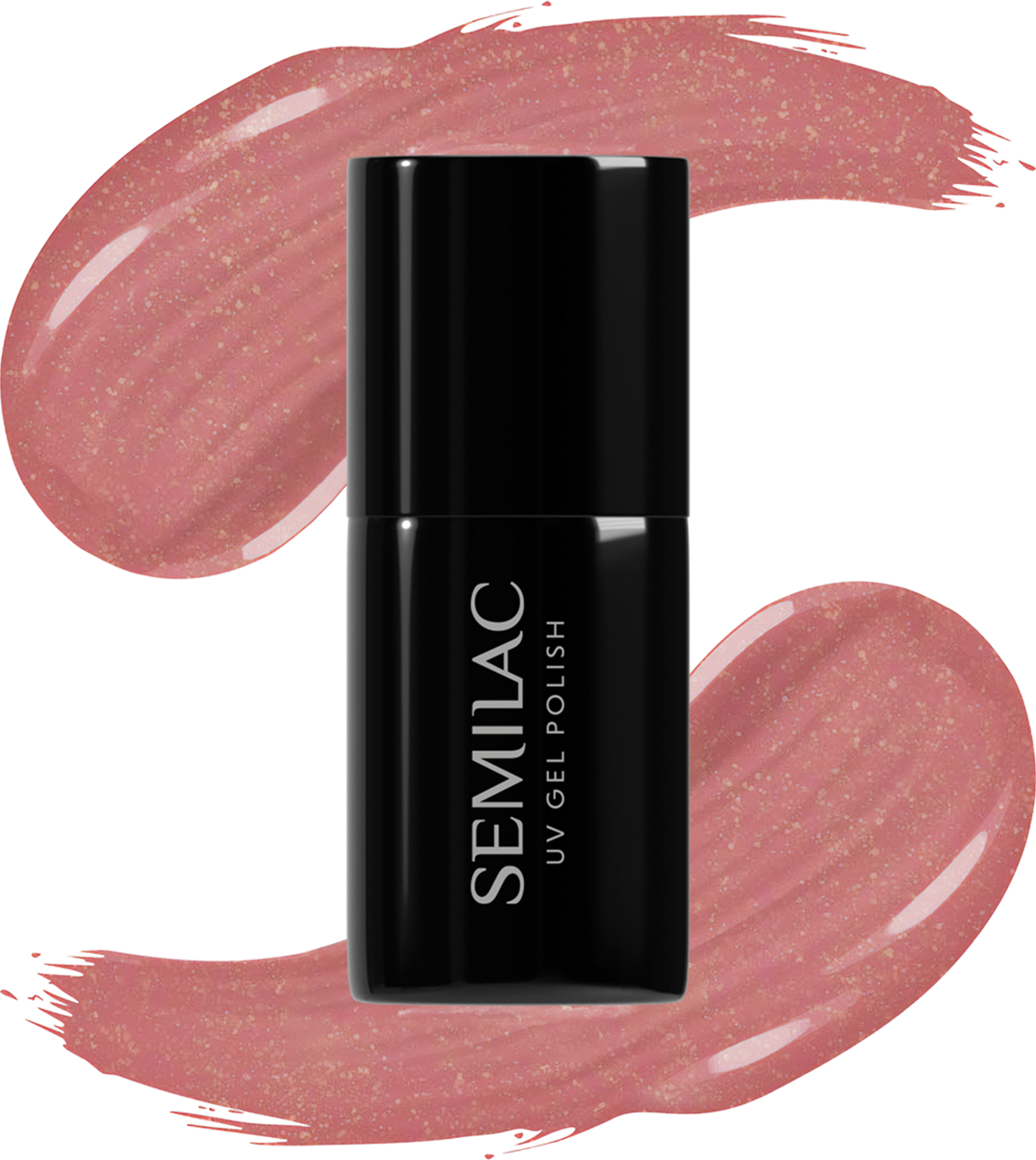 Semilac 378 UV Nagellack Shimmer Stone Amber
