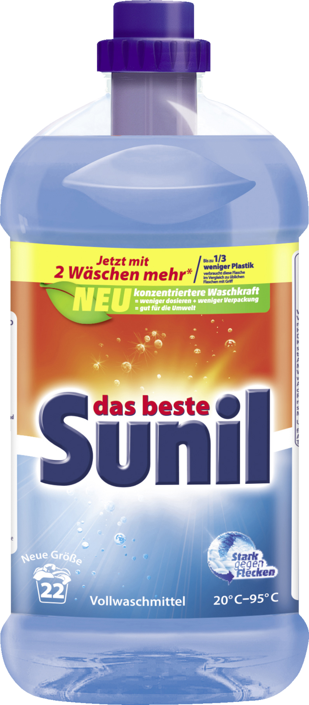 Sunil Vollwaschmittel Flüssig 22 WL